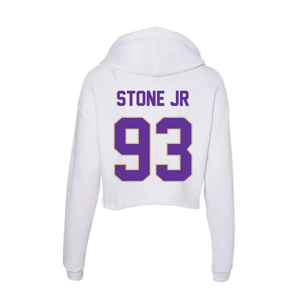 Western Carolina - NCAA Football : Adrian Stone jr - Classic Shersey Women's Crop Fleece Hoodie-1