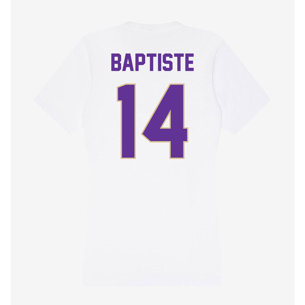 Western Carolina - NCAA Football : vanier Baptiste - Classic Shersey Women's V-Neck T-Shirt-1