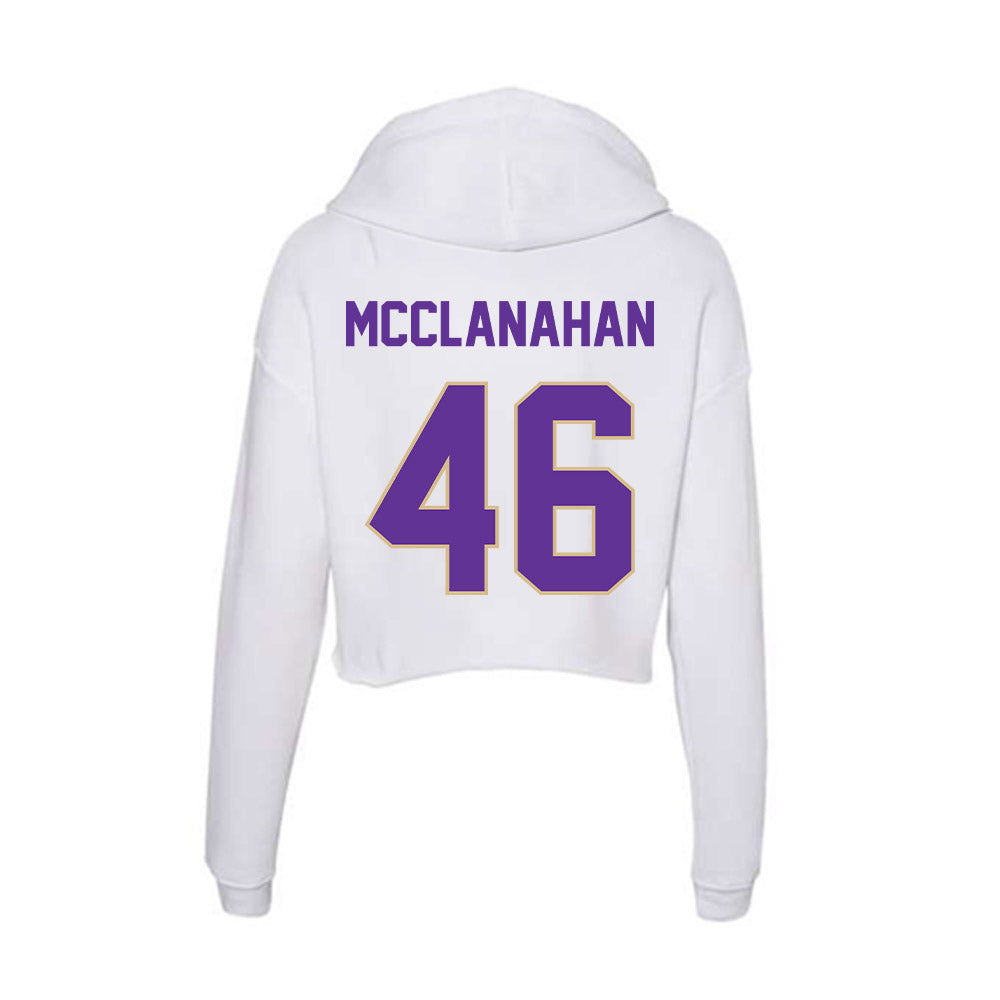 Western Carolina - NCAA Football : Nolan McClanahan - Classic Shersey Women's Crop Fleece Hoodie-1