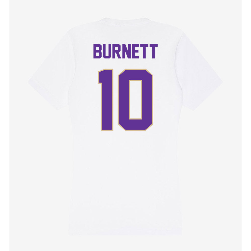 Western Carolina - NCAA Women's Basketball : Betsey Burnett - Classic Shersey Women's V-Neck T-Shirt-1