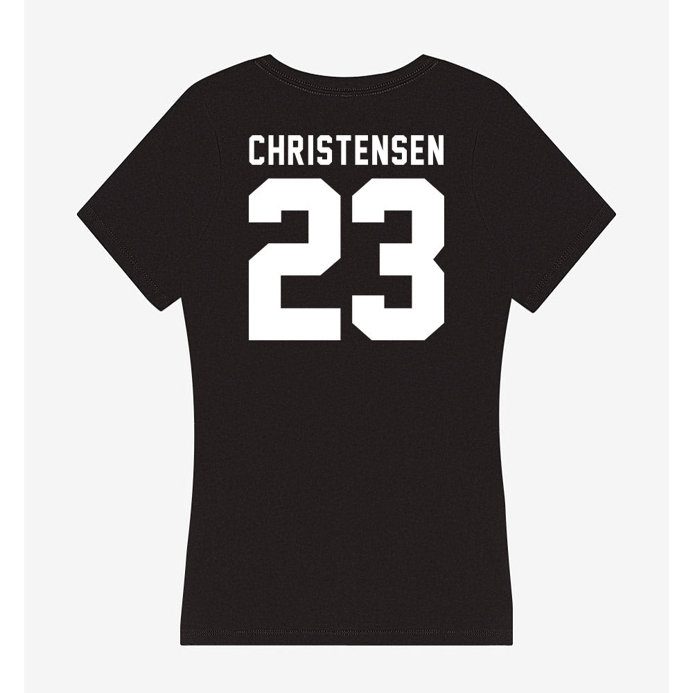 SHSU - NCAA Baseball : Brady Christensen - Women's V-Neck T-Shirt-1