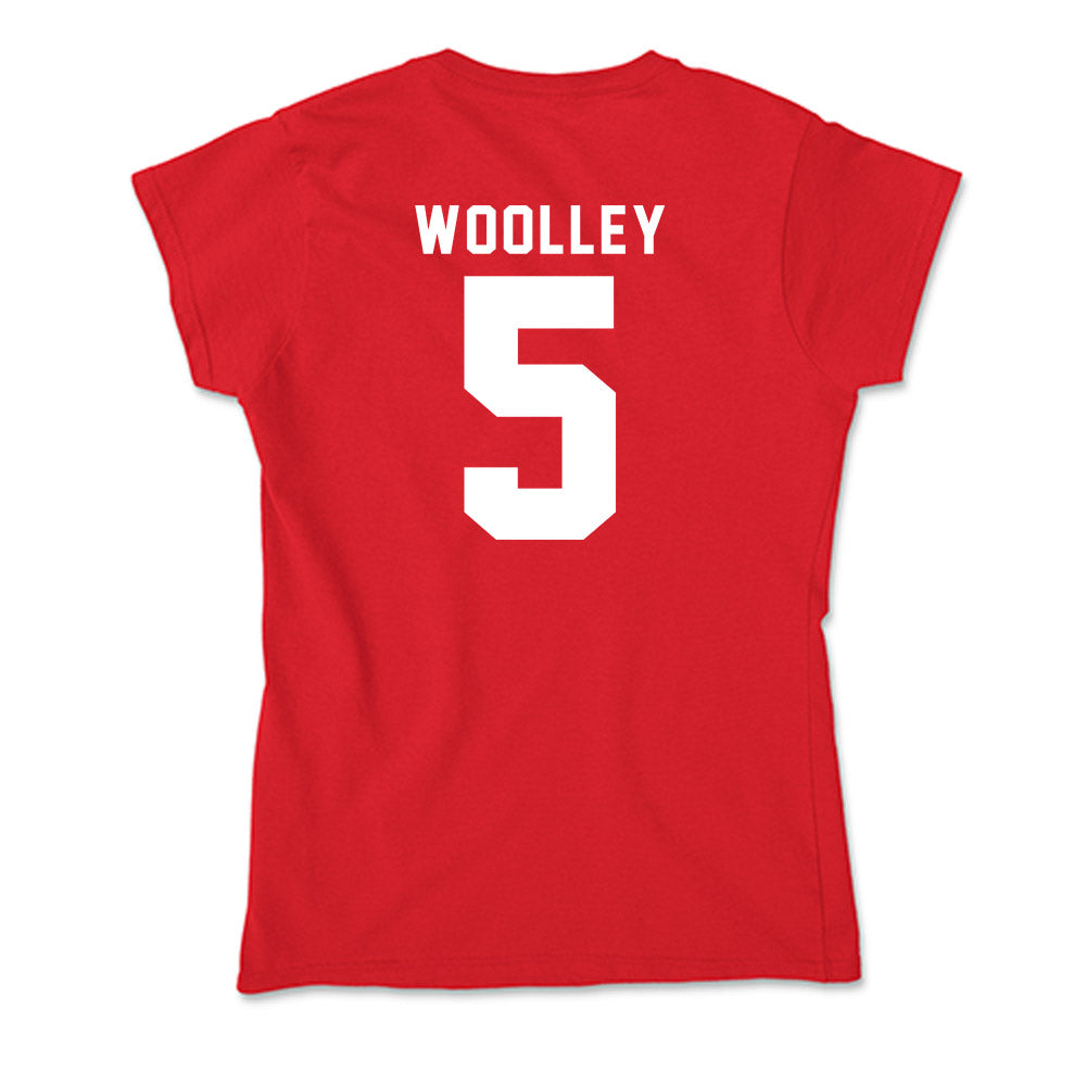 Bradley - NCAA Men's Soccer : Dom Woolley - Soft Style Women’s T-Shirt-1