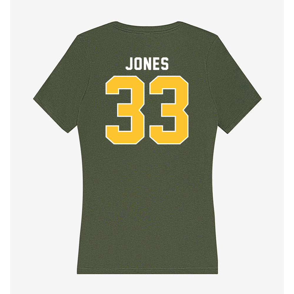 SLU - NCAA Football : Cayden Jones - Women's V-Neck T-Shirt-1