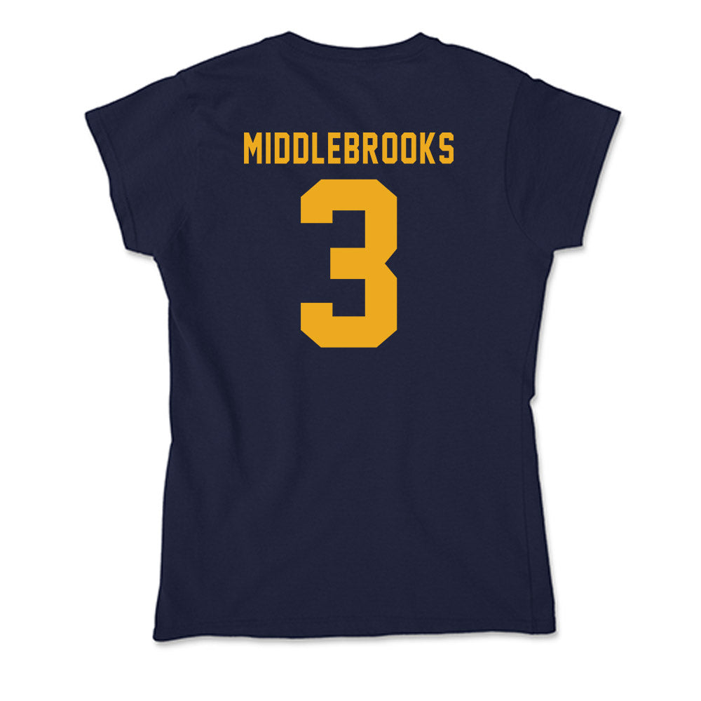 ETAMU - NCAA Football : Qua Middlebrooks - Soft Style Women’s T-Shirt-1
