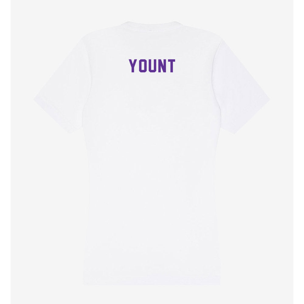 Northwestern State - NCAA Men's Track & Field : Joseph Yount - Women's V-Neck T-Shirt-1