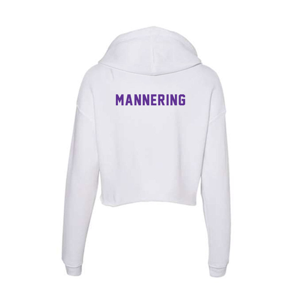 Northwestern State - NCAA Women's Track & Field : Margaret Mannering - Women's Crop Fleece Hoodie-1