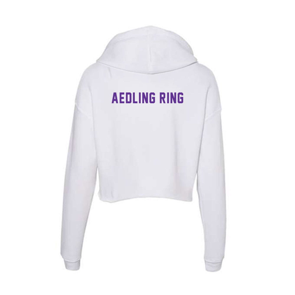 Northwestern State - NCAA Women's Track & Field : Thea Aedling Ring - Women's Crop Fleece Hoodie-1