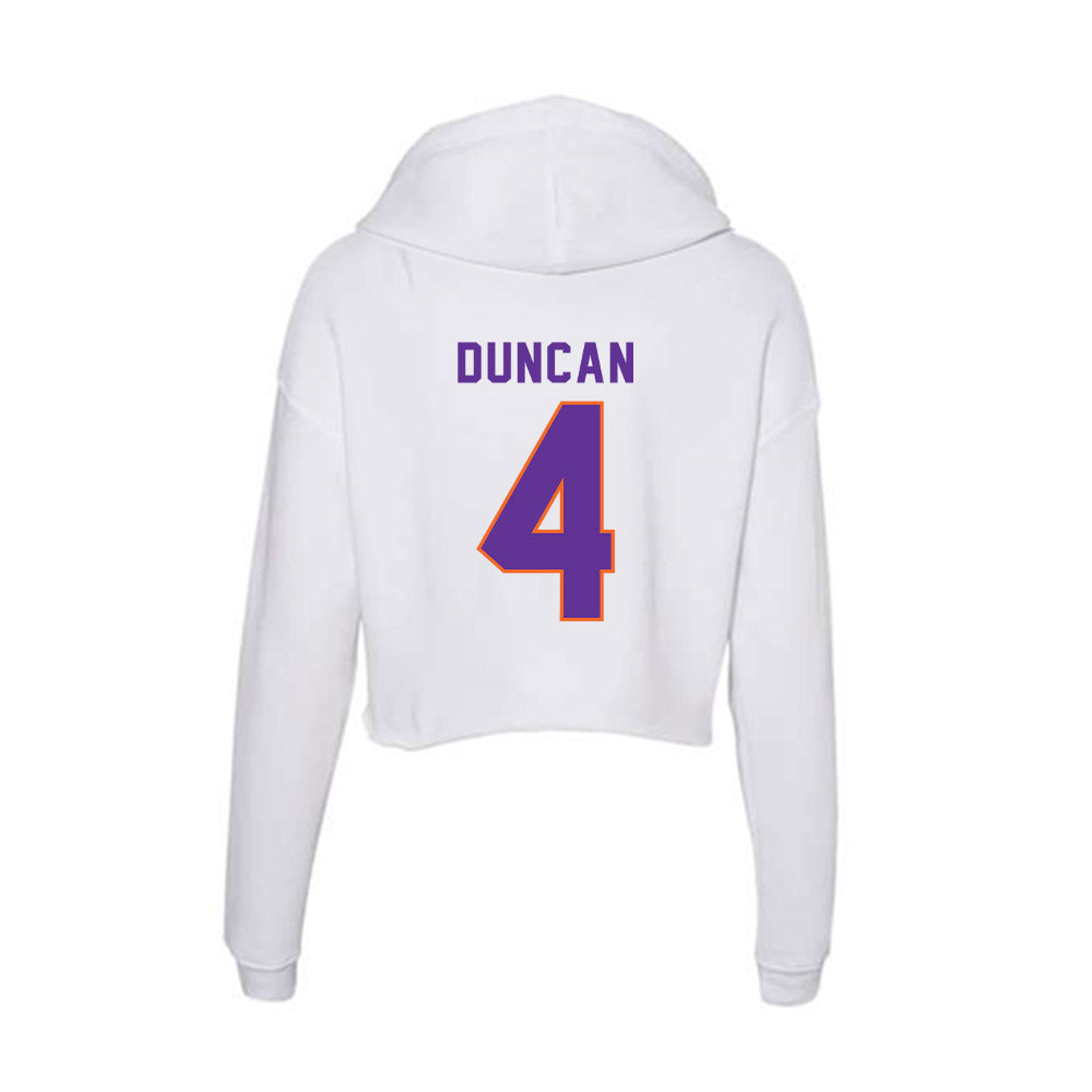 Northwestern State - NCAA Football : Blaine Duncan - Women's Crop Fleece Hoodie-1