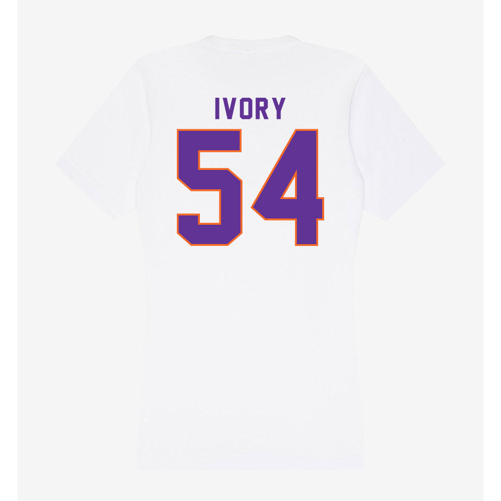 Northwestern State - NCAA Football : Kemarion Ivory - Women's V-Neck T-Shirt-1
