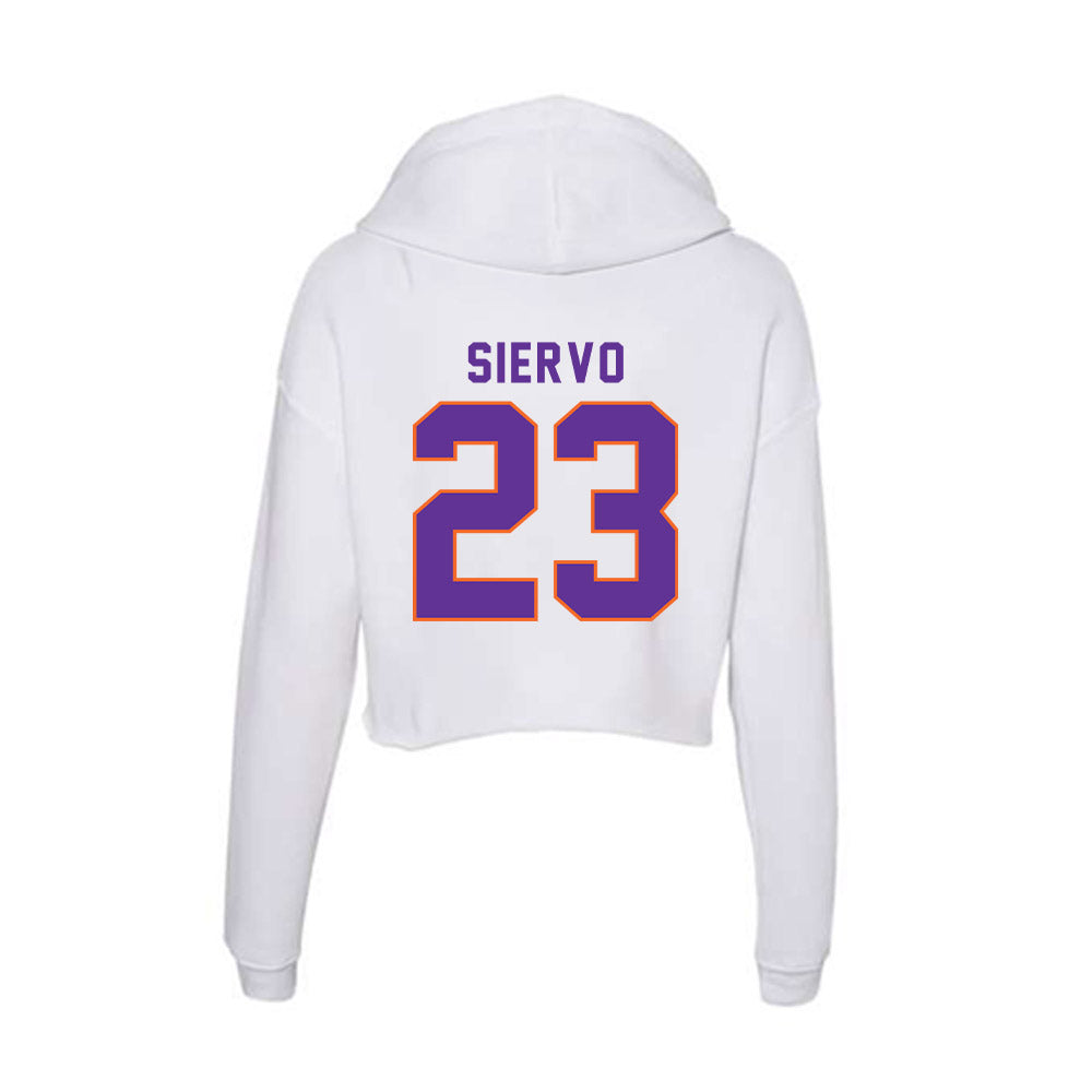 Northwestern State - NCAA Baseball : Joe Siervo - Women's Crop Fleece Hoodie-1