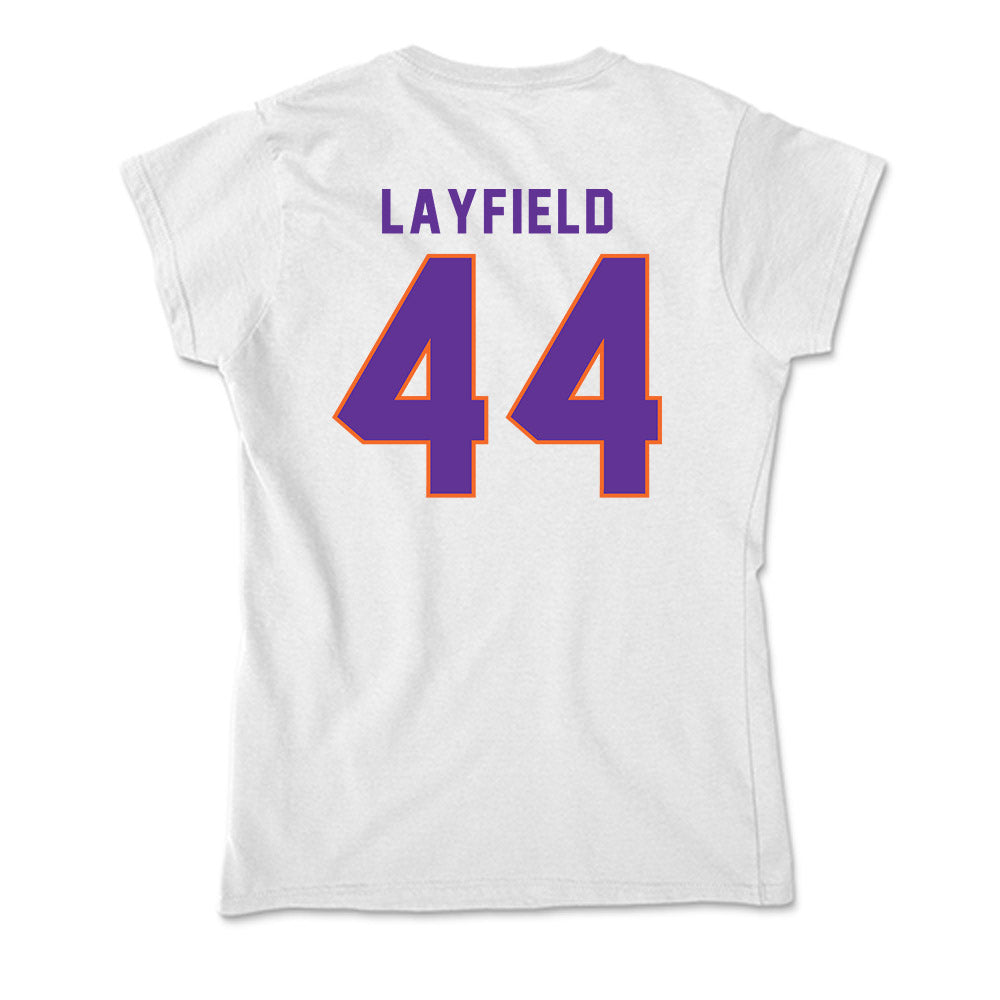 Northwestern State - NCAA Softball : Madge Layfield - Soft Style Women’s T-Shirt-3