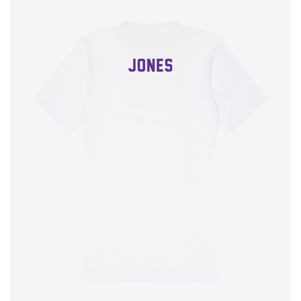 Northwestern State - NCAA Men's Track & Field : Kason Jones - Women's V-Neck T-Shirt-1