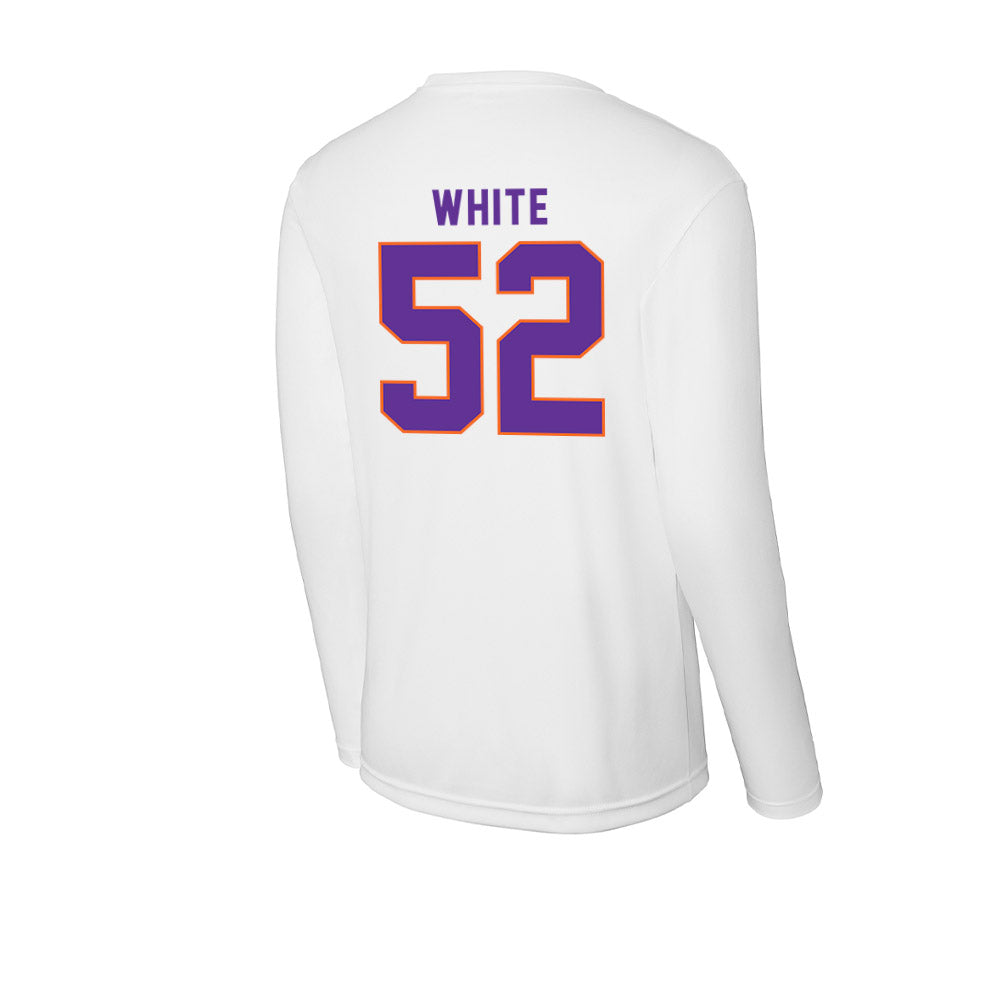 Northwestern State - NCAA Baseball : Carter White - Activewear Long Sleeve T-Shirt-1