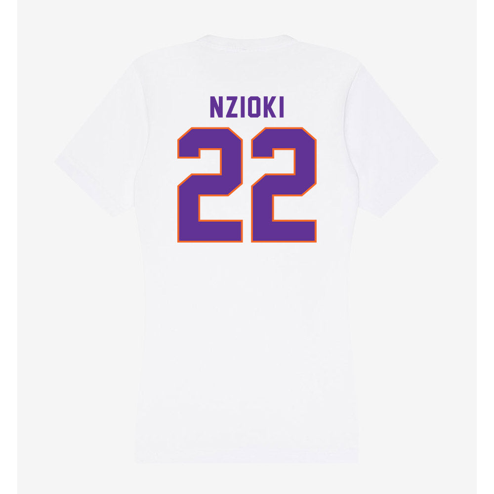 Northwestern State - NCAA Women's Volleyball : Olivia Nzioki - Women's V-Neck T-Shirt-1