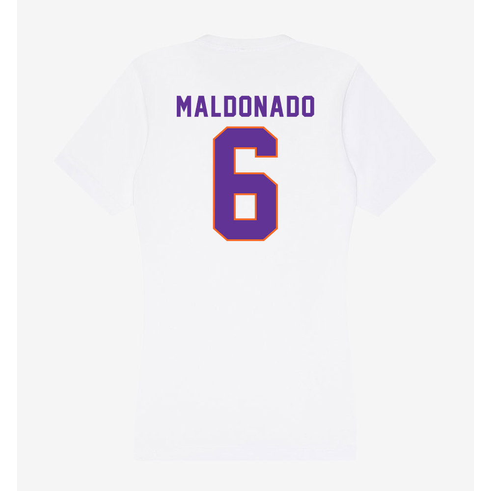Northwestern State - NCAA Women's Soccer : Maliya Maldonado - Women's V-Neck T-Shirt-1