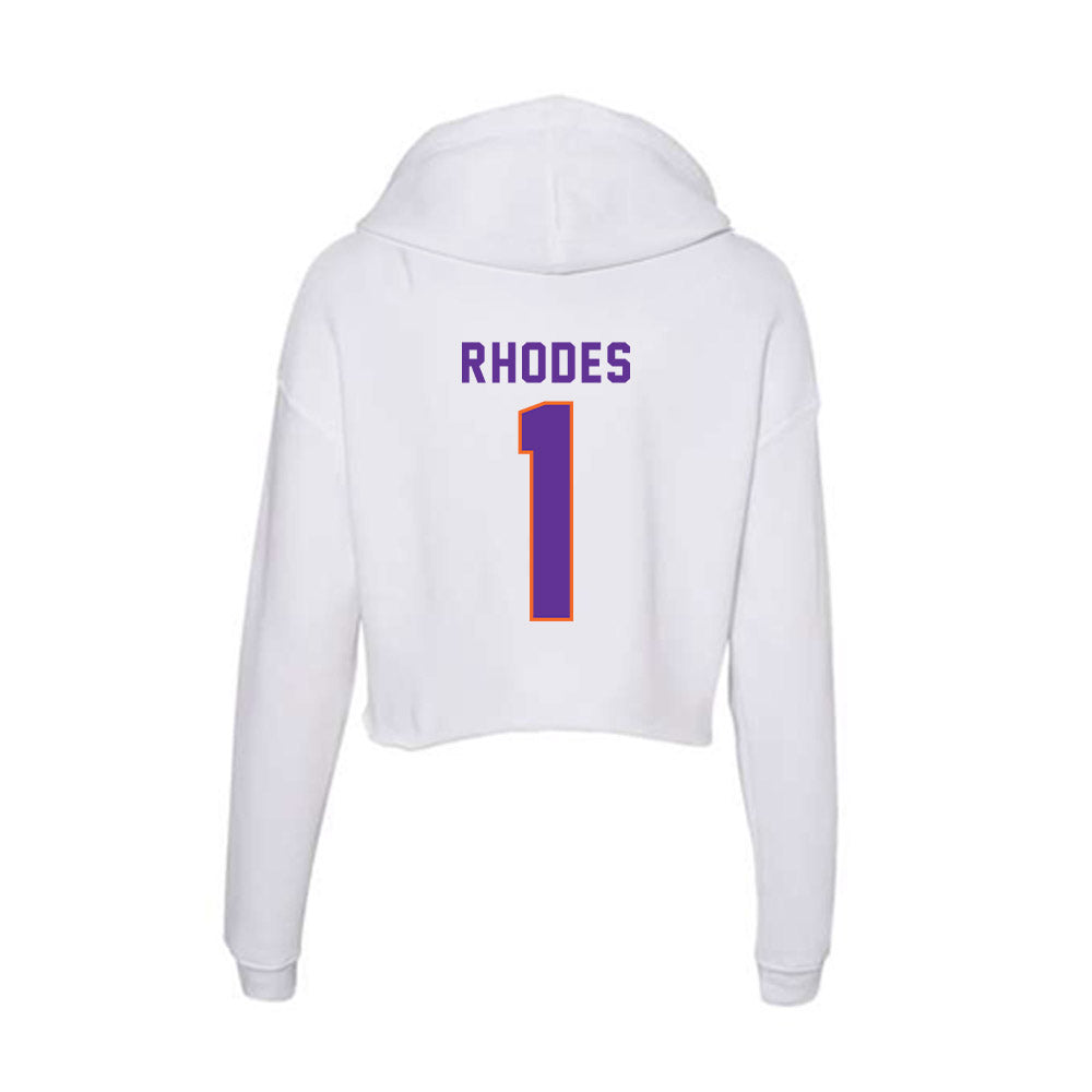 Northwestern State - NCAA Football : Dylan Rhodes - Women's Crop Fleece Hooded Sweatshirt-1