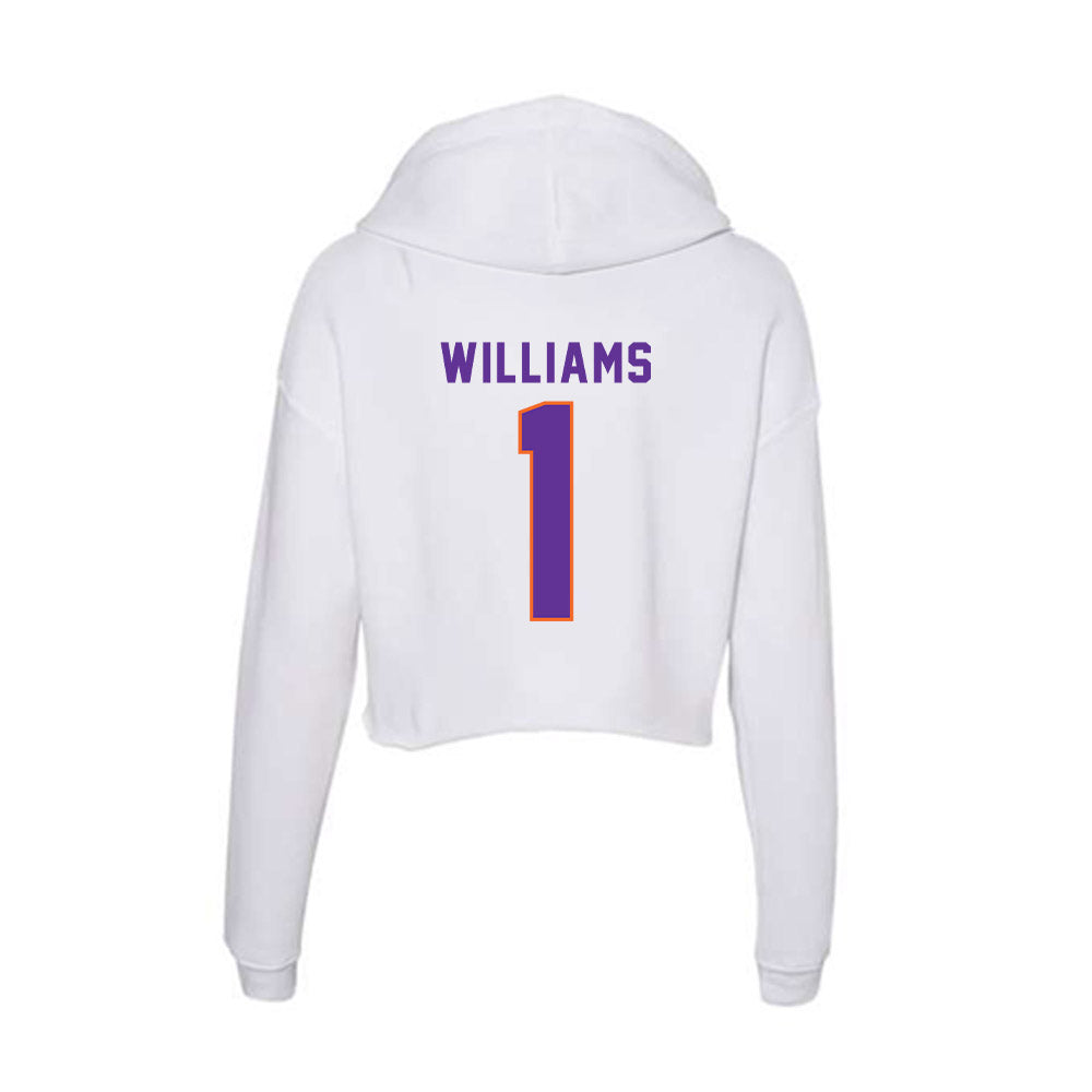 Northwestern State - NCAA Football : Christian Williams - Women's Crop Fleece Hoodie-1