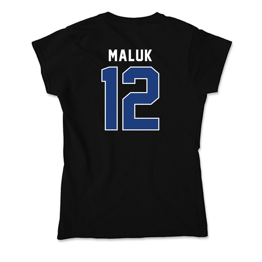 McNeese State - NCAA Men's Basketball : Alier Maluk - Soft Style Women’s T-Shirt-1