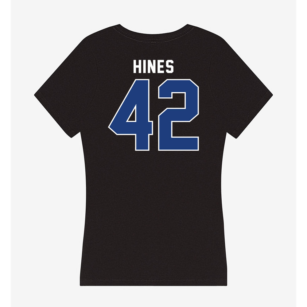 McNeese State - NCAA Football : Kesean Hines - Women's V-Neck T-Shirt-1