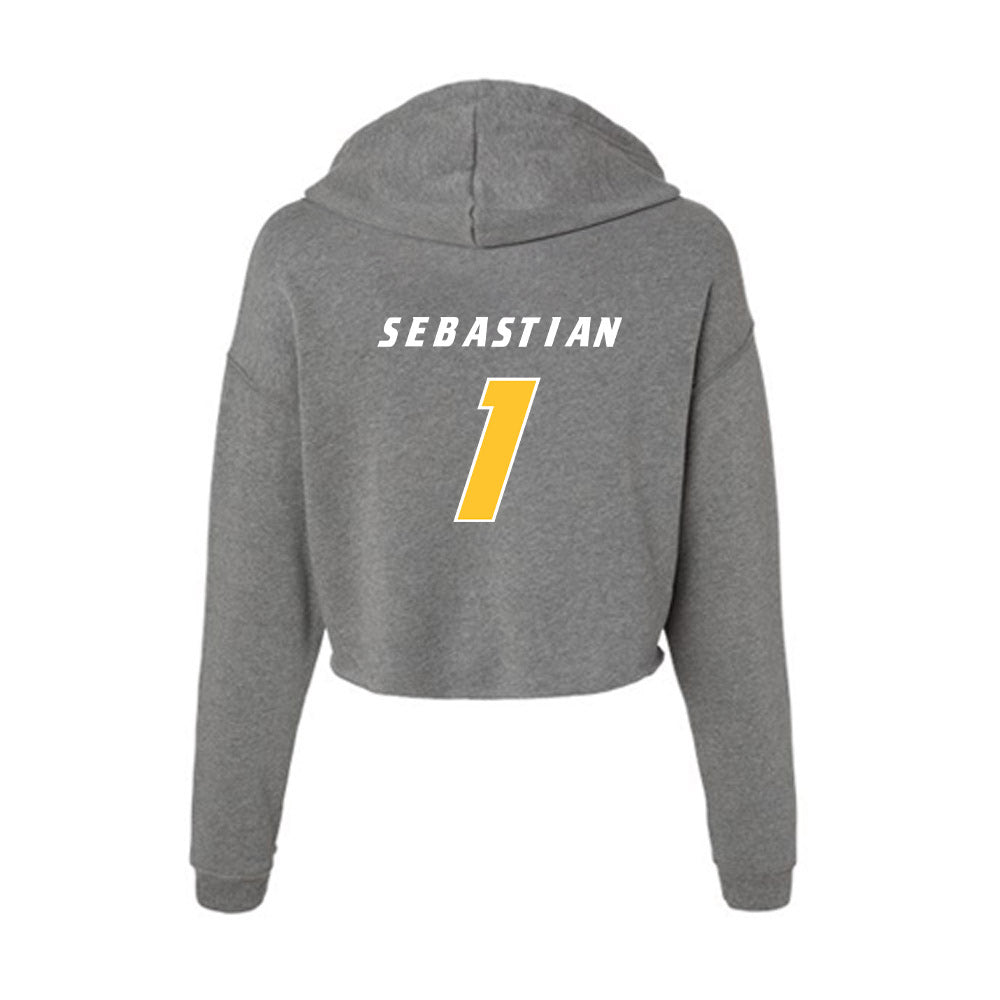 Hofstra - NCAA Men's Lacrosse : Tyler Sebastian - Women's Crop Fleece Hoodie-1