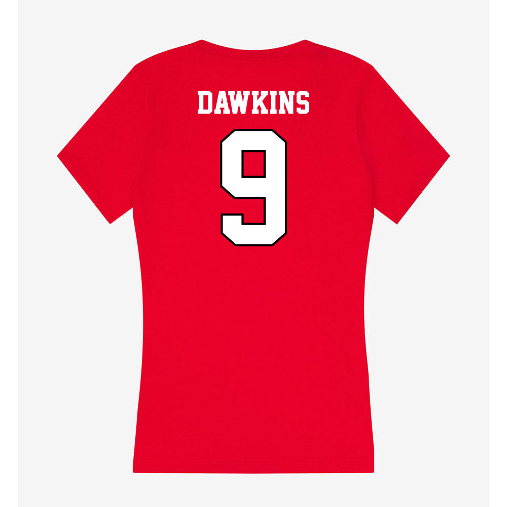 Youngstown State - NCAA Men's Basketball : Bryson Dawkins - Classic Shersey Women's V-Neck T-Shirt-1