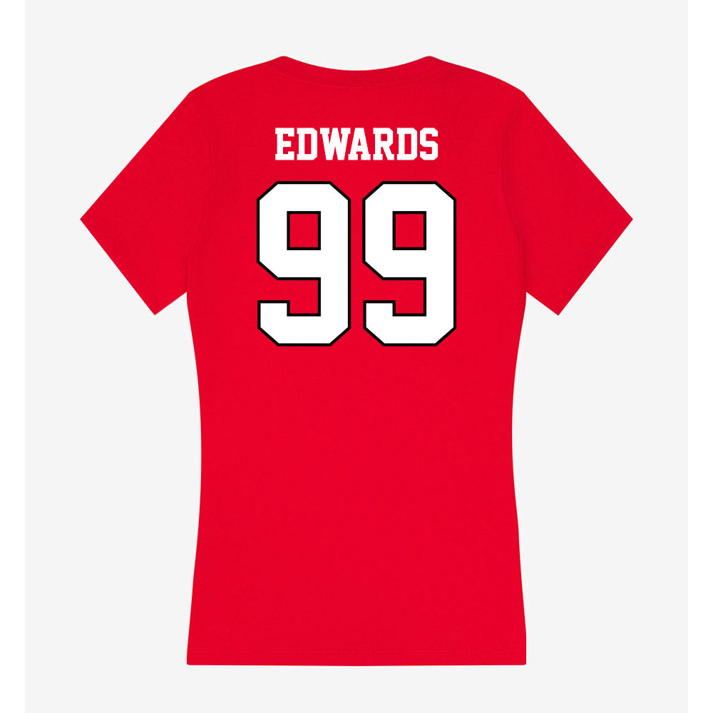 Youngstown State - NCAA Women's Lacrosse : Alyssa Edwards - Classic Shersey Women's V-Neck T-Shirt-1