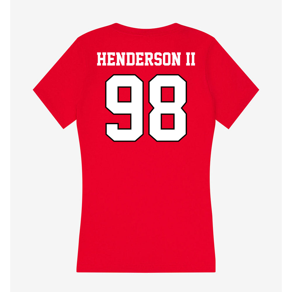 Youngstown State - NCAA Football : Marcus Henderson ii - Classic Shersey Women's V-Neck T-Shirt-1