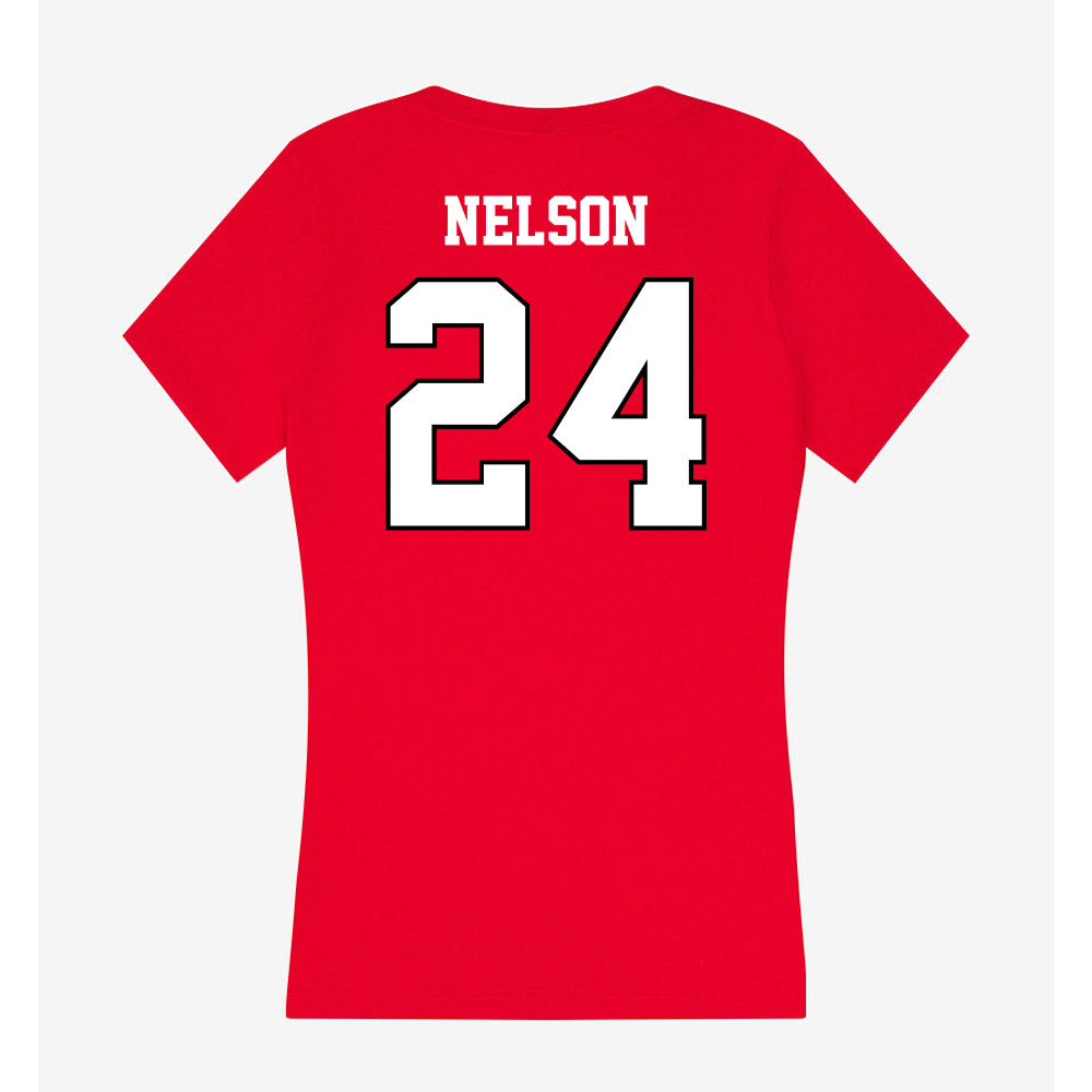 Youngstown State - NCAA Baseball : Braylon Nelson - Classic Shersey Women's V-Neck T-Shirt-1
