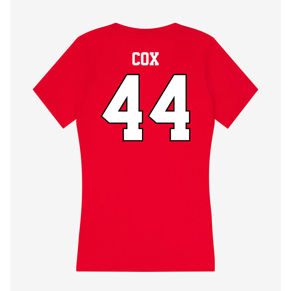 Youngstown State - NCAA Baseball : Banks Cox - Classic Shersey Women's V-Neck T-Shirt-1