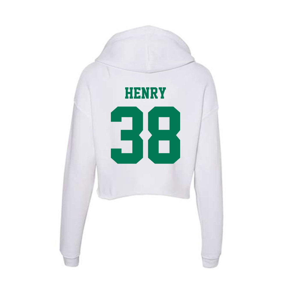 Norfolk State - NCAA Football : Christian Henry - Women's Crop Fleece Hoodie-1