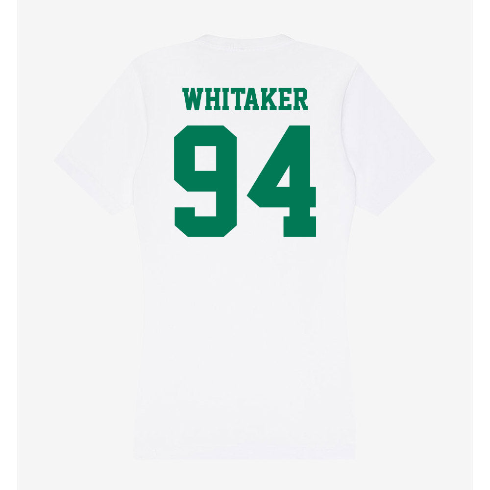 Norfolk State - NCAA Football : Jayden Whitaker - Women's V-Neck T-Shirt-1