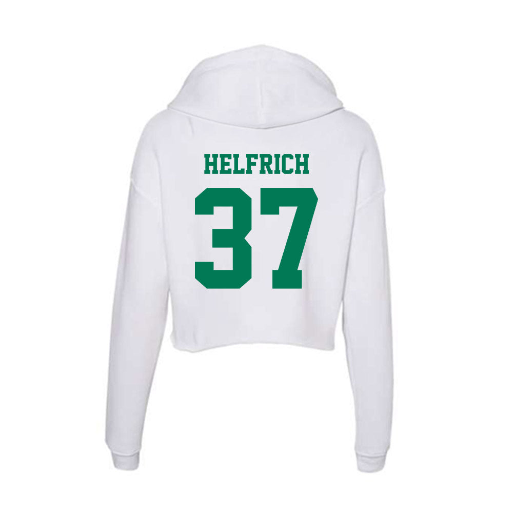 Norfolk State - NCAA Football : Evan Helfrich - Women's Crop Fleece Hooded Sweatshirt-1