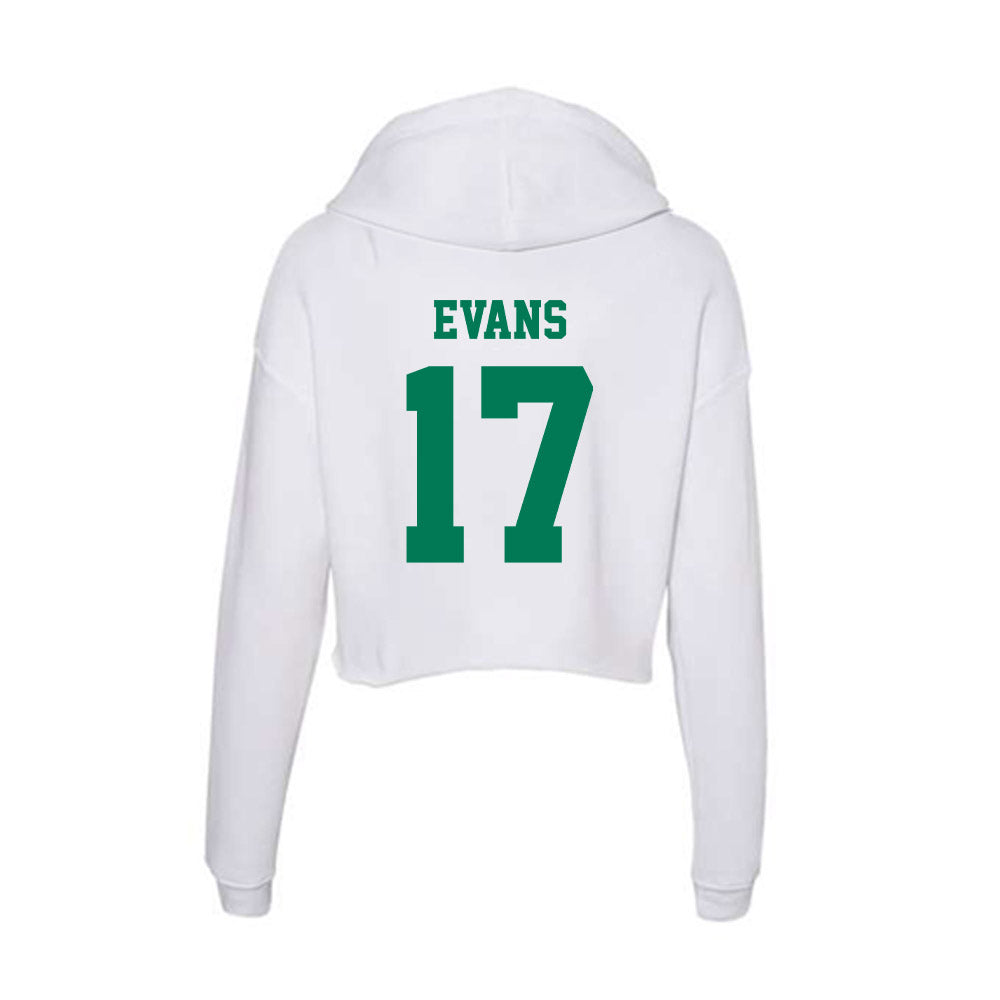 Norfolk State - NCAA Football : Aaron Evans - Women's Crop Fleece Hooded Sweatshirt-1