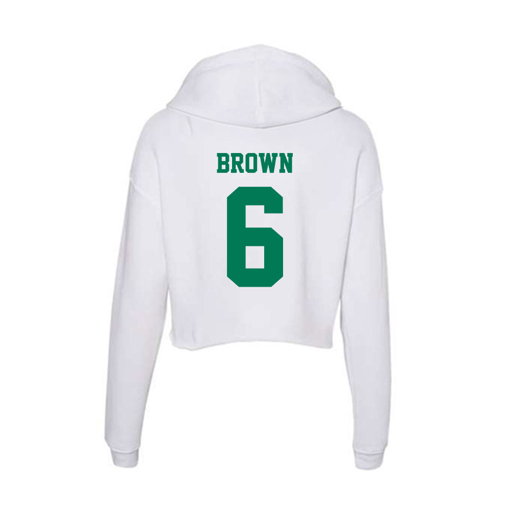 Norfolk State - NCAA Football : Jihad Brown - Women's Crop Fleece Hoodie-1