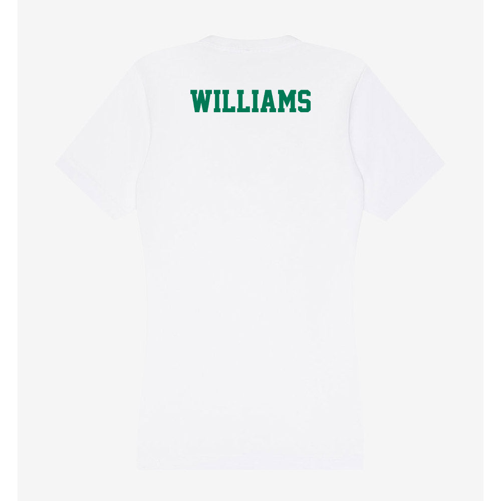 Norfolk State - NCAA Men's Track & Field : Atrell Williams - Women's V-Neck T-Shirt-1