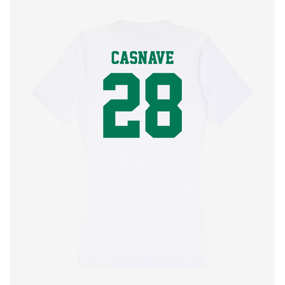 Norfolk State - NCAA Football : Kameron Casnave - Women's V-Neck T-Shirt-1