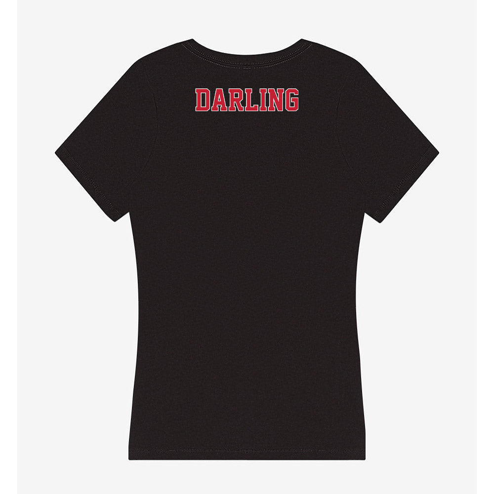 UW River Falls - NCAA Men's Track & Field : Cole Darling - Women's V-Neck T-Shirt-1
