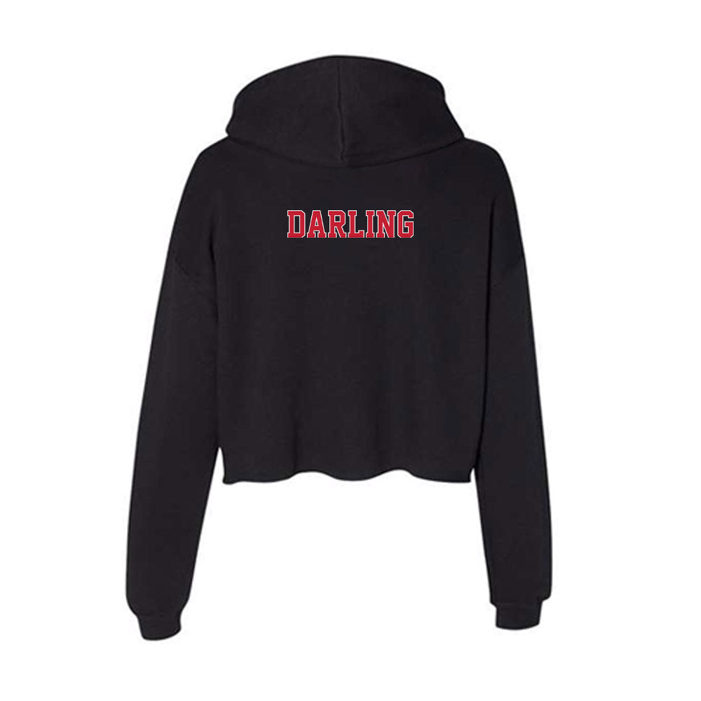 UW River Falls - NCAA Men's Track & Field : Cole Darling - Women's Crop Fleece Hoodie-1