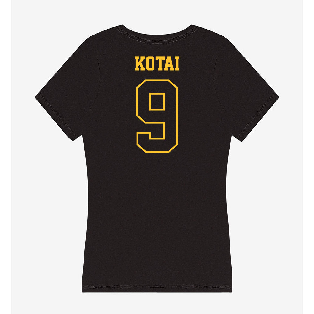 Northern Michigan - NCAA Men's Ice Hockey : Reilley Kotai - Women's V-Neck T-Shirt-1