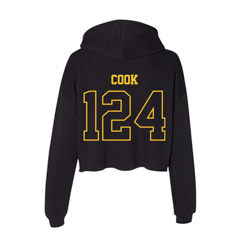 Northern Michigan - NCAA Women's Wrestling : Jamie Cook - Women's Crop Fleece Hoodie-1