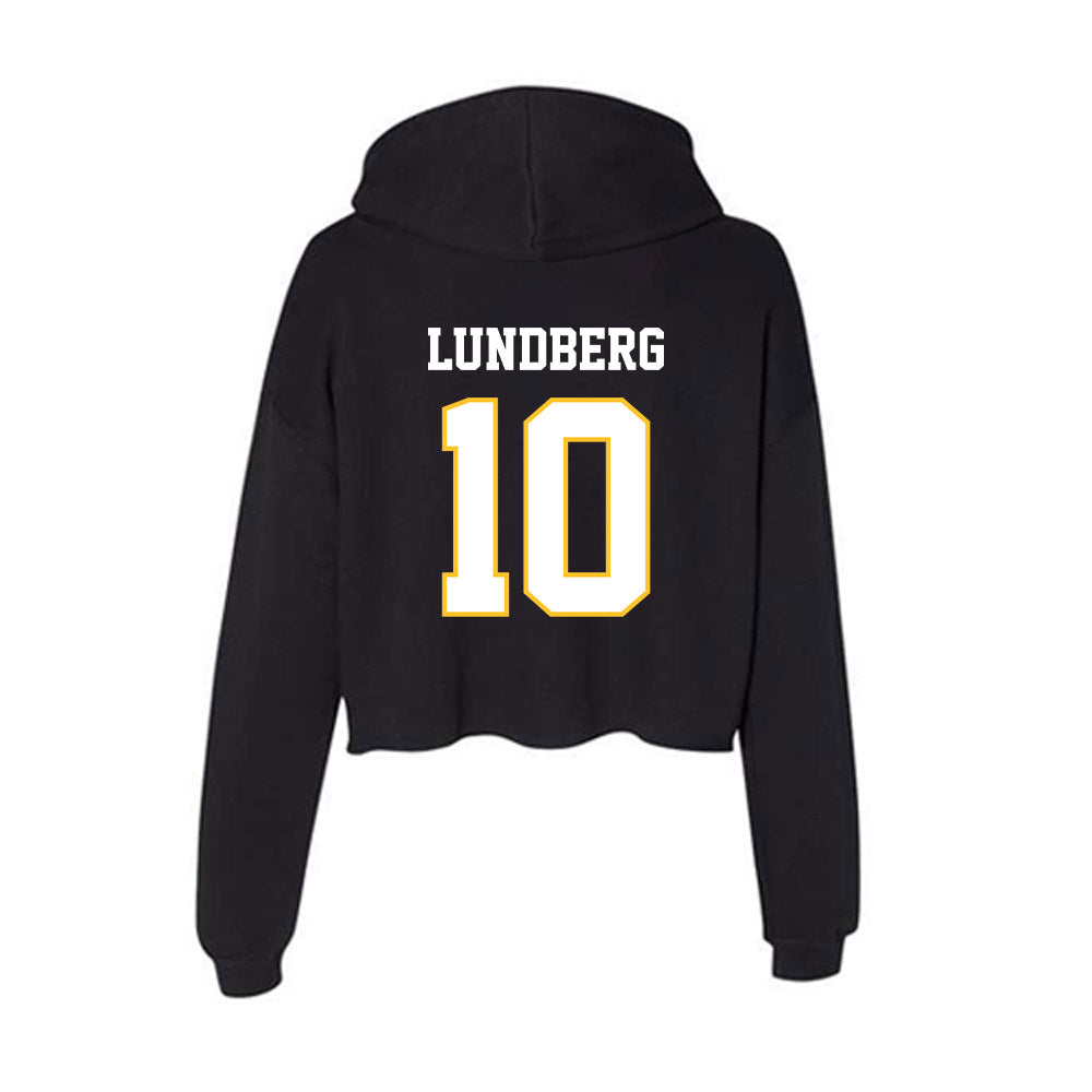 PLU - NCAA Baseball : Braeden Lundberg - Women's Crop Fleece Hoodie-1