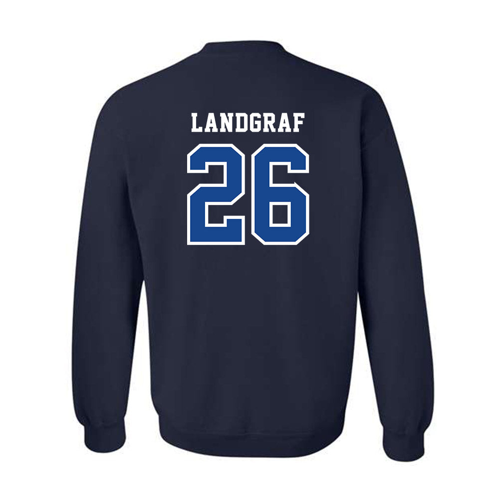 Creighton - NCAA Baseball : Brody Landgraf - Classic Shersey Crewneck Sweatshirt-1