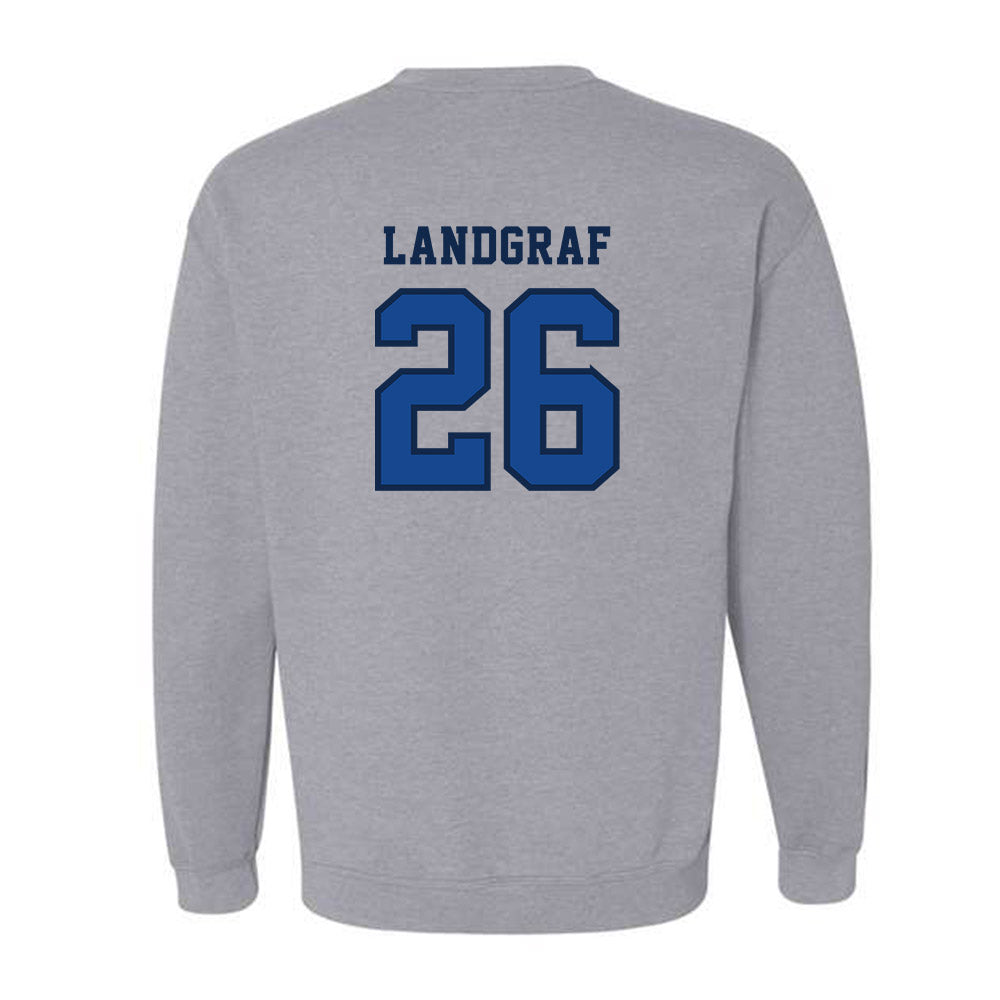 Creighton - NCAA Baseball : Brody Landgraf - Classic Shersey Crewneck Sweatshirt-1