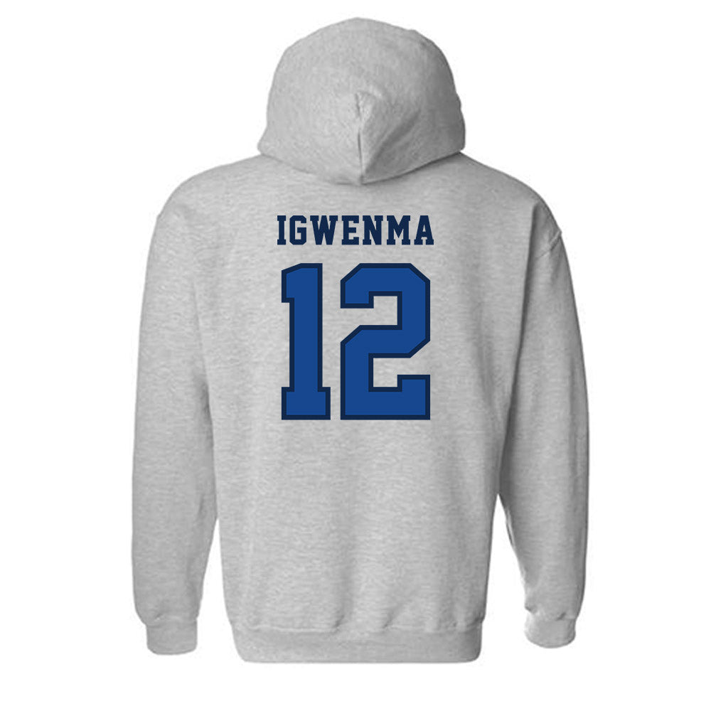 Creighton - NCAA Men's Soccer : Jordan Igwenma - Classic Shersey Hooded Sweatshirt-1