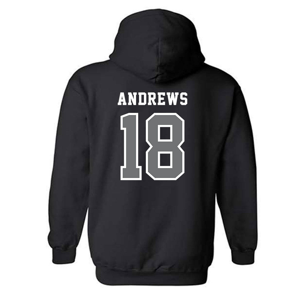 Creighton - NCAA Baseball : Brady Andrews - Classic Shersey Hooded Sweatshirt-1