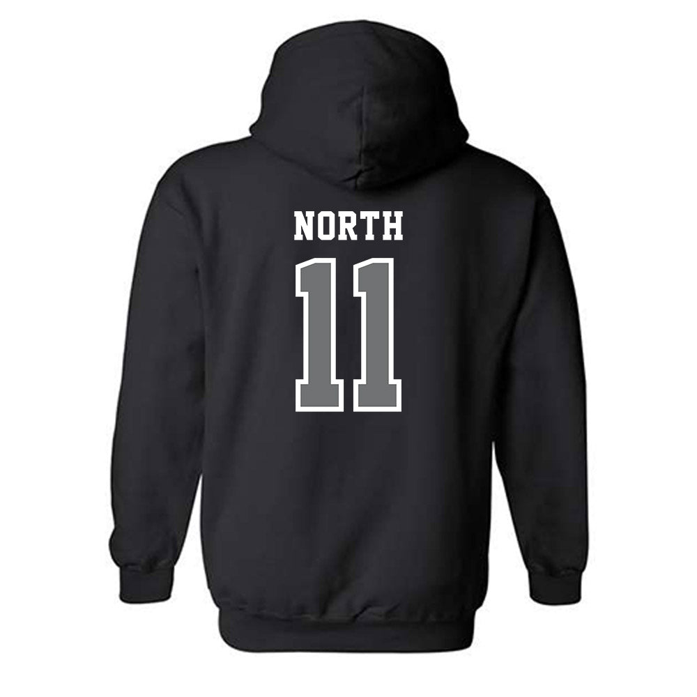 Creighton - NCAA Baseball : Ben North - Classic Shersey Hooded Sweatshirt-1