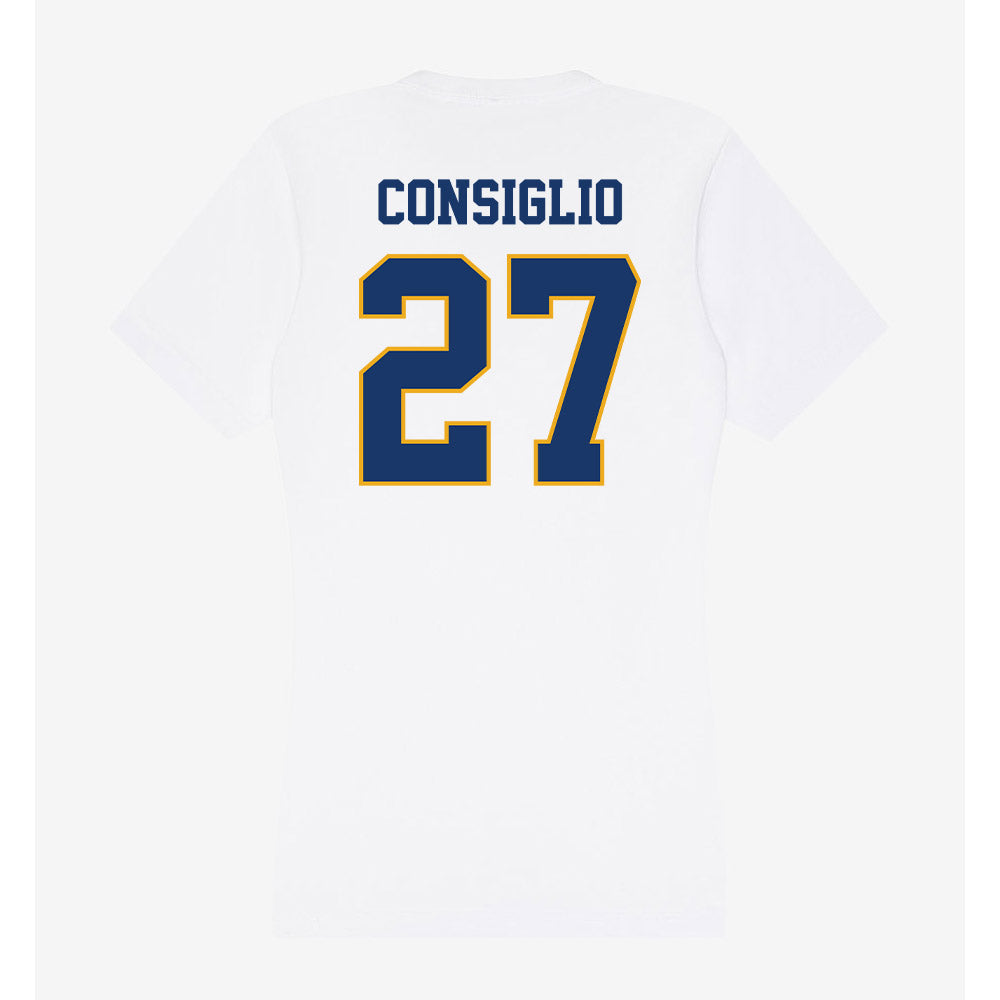 Canisius - NCAA Acrobatics & Tumbling : Olivia Consiglio - Women's V-Neck T-Shirt-1