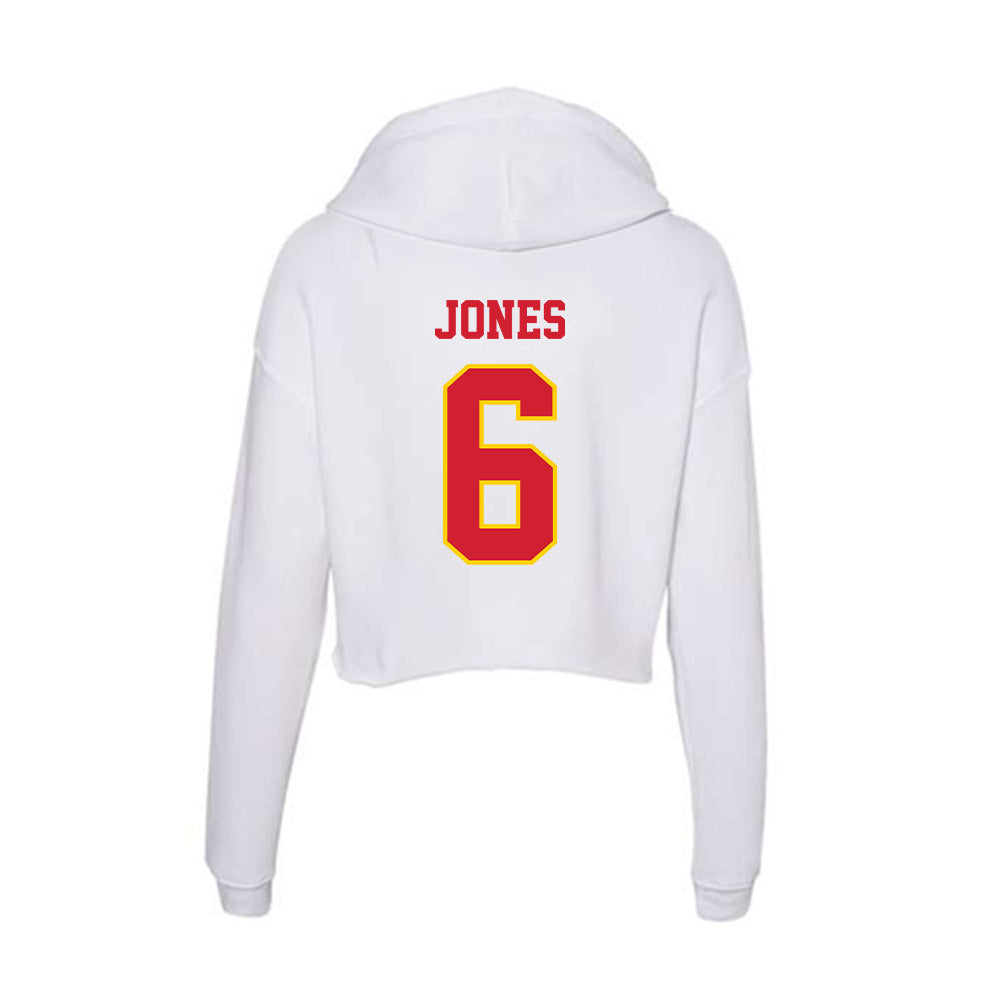 Pitt State - NCAA Women's Volleyball : Imerie Jones - Women's Crop Fleece Hooded Sweatshirt-1