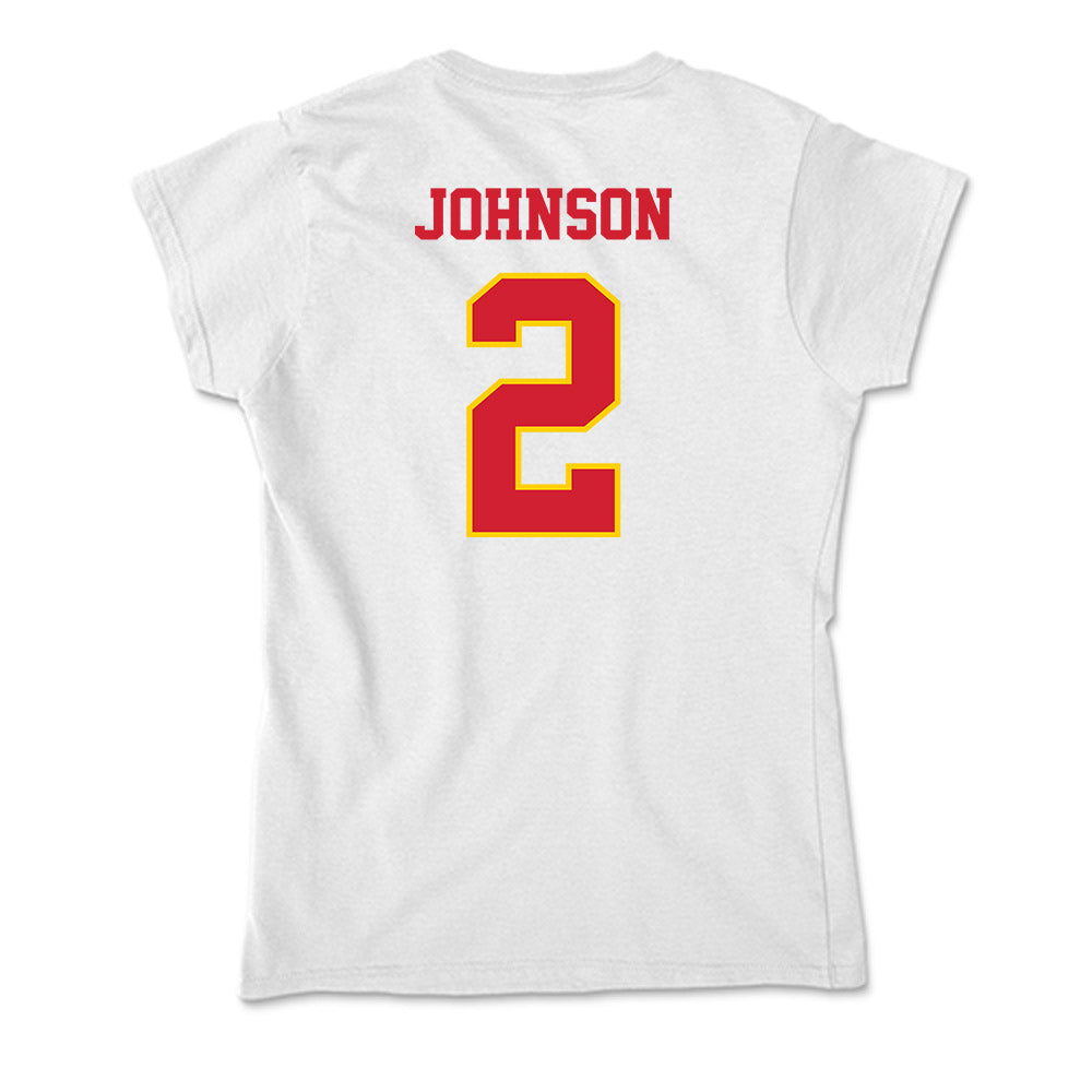 Pitt State - NCAA Football : Bryce Johnson - Soft Style Women’s T-Shirt-1