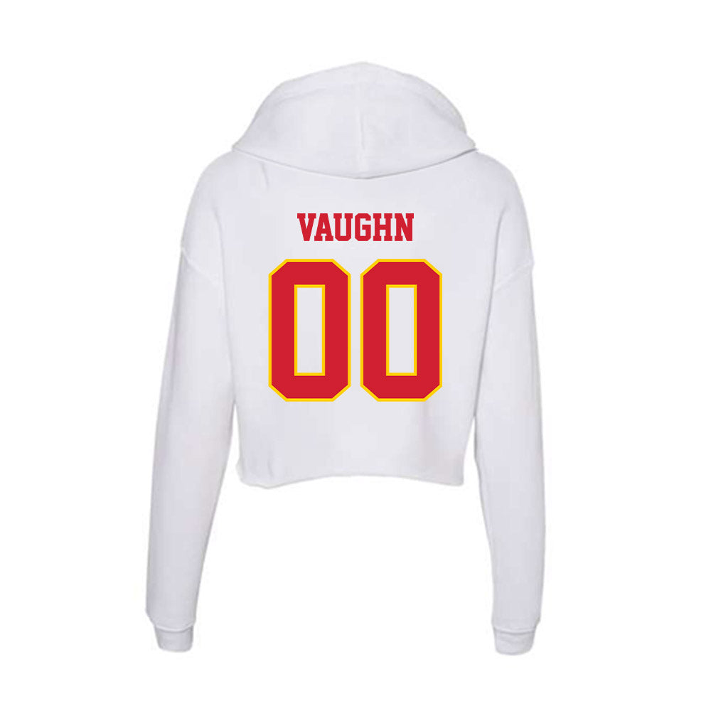 Pitt State - NCAA Football : Harrison Vaughn - Women's Crop Fleece Hooded Sweatshirt-1